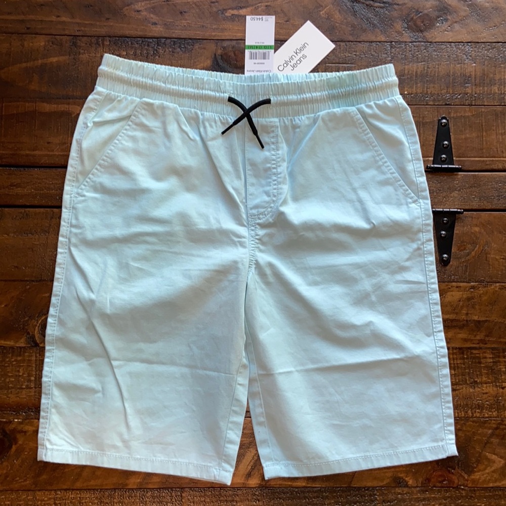 ❤️ NWT! Calvin Klein Jeans Boys Cotton Shorts Size L 14/16 #206